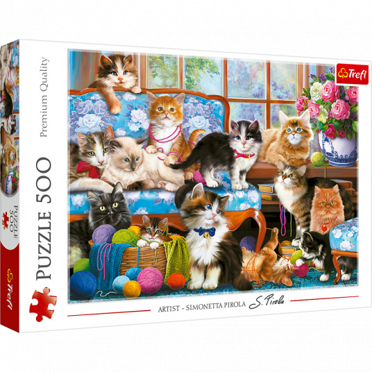 TREFL Dėlionė „Katės“, 500 det.