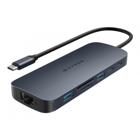 Hyper HyperDrive EcoSmart Gen.2 Universal USB-C 10-in-1 Hub w 140 W PD3.1 Power Pass-thru