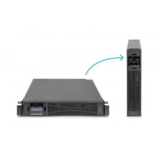 Digitus OnLine UPS 	DN-170095 2000 VA, 2000 W, Rack/tower, C14