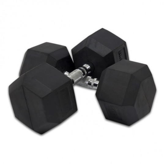 Hexagon šešiakampis hantelis 2x37,5kg (2vnt)