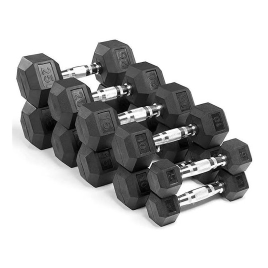 Hexagon hantelių komplektas 2x1-40kg