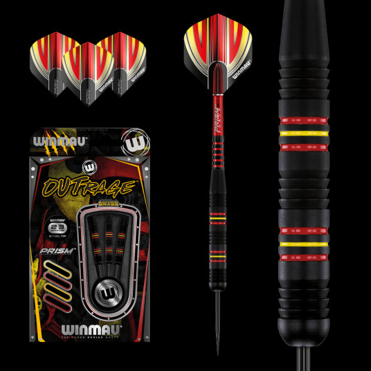 Smiginio strėlytės Winmau Outrage Brass 23g