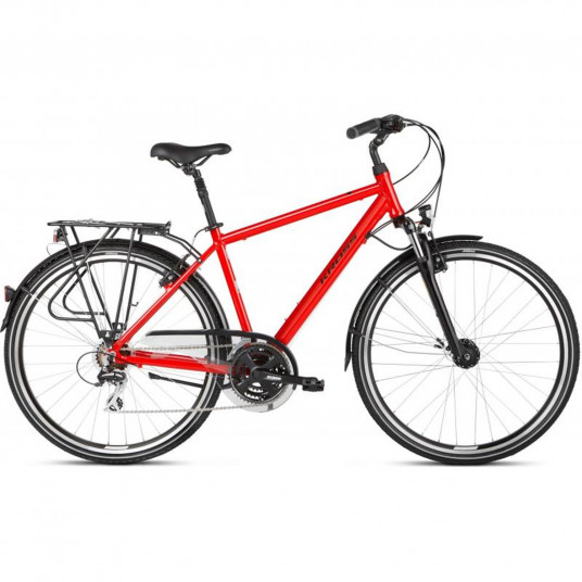 Dviratis KROSS TRANS 3.0 28" 21G dydis 19" (48cm) (raudona)