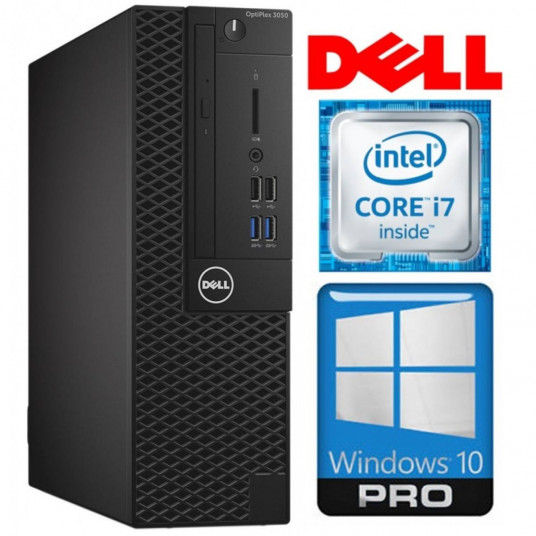 DELL 3050 SFF i7-7700 16GB 256SSD M.2 NVME+1TB WIN10Pro