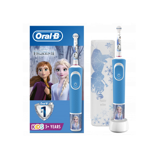 Elektrinis dantų šepetėlis Oral-B D100.413.2KX+Frozen+TC