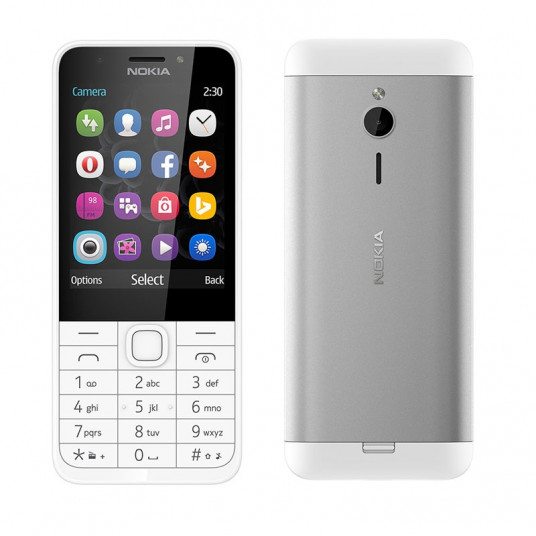 Telefonas NOKIA 230 DS Silver