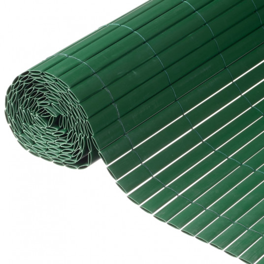  Nature Dvipusė sodo pertvara, žalios spalvos, 1x3m, PVC 