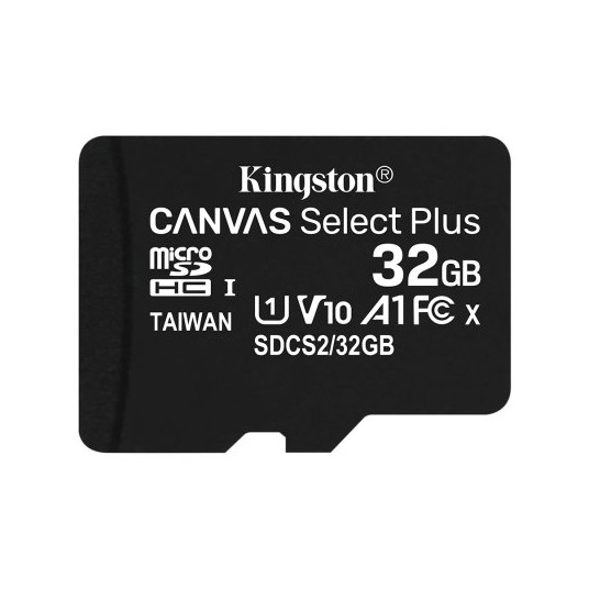 Atminties kortelė KINGSTON 32 GB Canvas Select Plus 100R A1