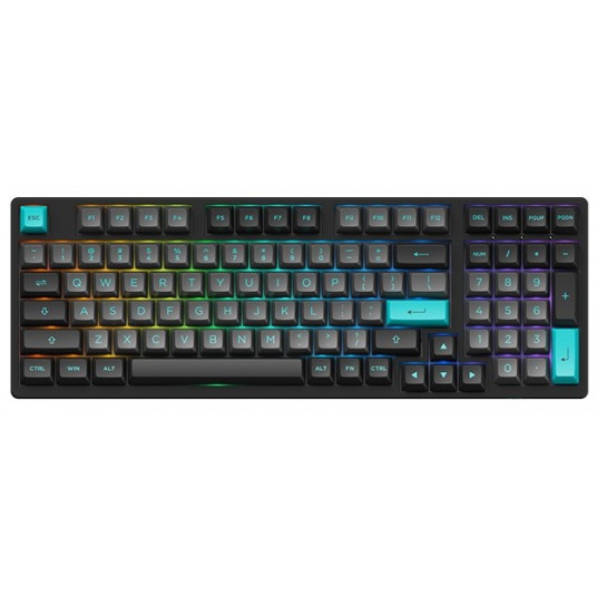 Klaviatūra AKKO MonsGeek Plus 3098B Plus Wireless US Black