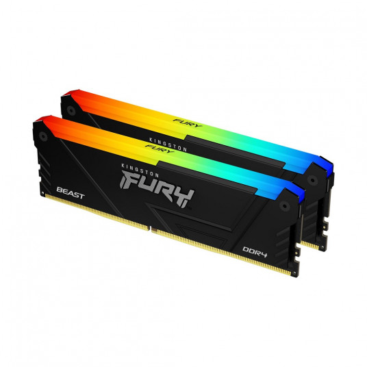 Kingston Technology FURY Beast RGB atminties modulis 16 GB 2 x 8 GB DDR4