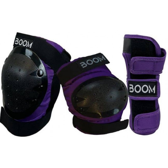 Apsaugų rinkinys Boom Classic Tripple Purple S