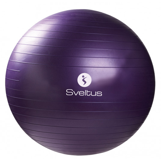 Gimnastikos kamuolys GYMBALL 75cm violet+pakuotė