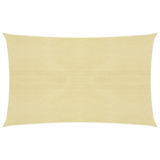 Uždanga nuo saulės, smėlio spalvos, 3x6m, HDPE, 160g/m²