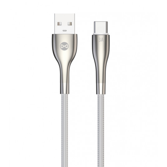 Forever Sleek Cable USB / USB-C 1.0 m / 3A
