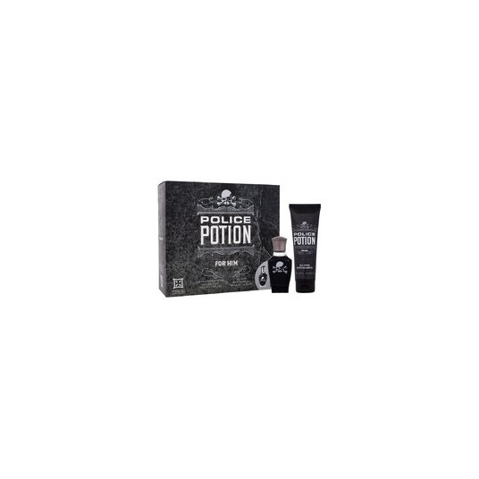 Police Potion for Him Dovanų rinkinys EDP 30 ml ir dušo želė 100 ml, 30 ml