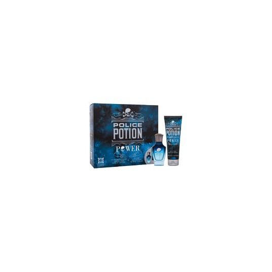 Police Potion Power for Him dovanų rinkinys EDP 30 ml ir dušo želė 100 ml, 30 ml