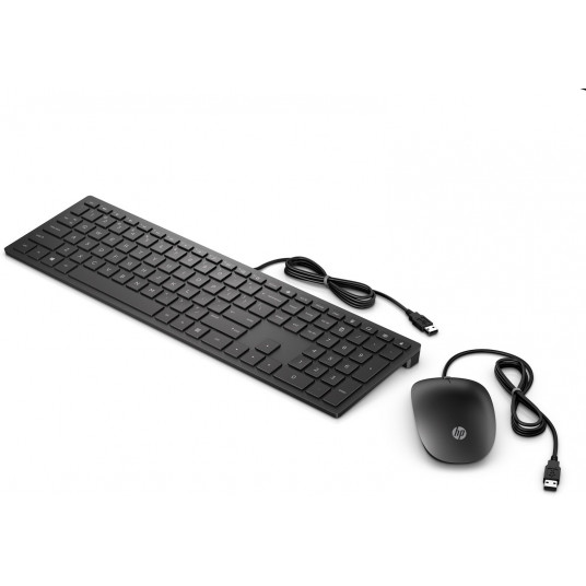 HP Pavilion 400 klaviatūra USB Juoda