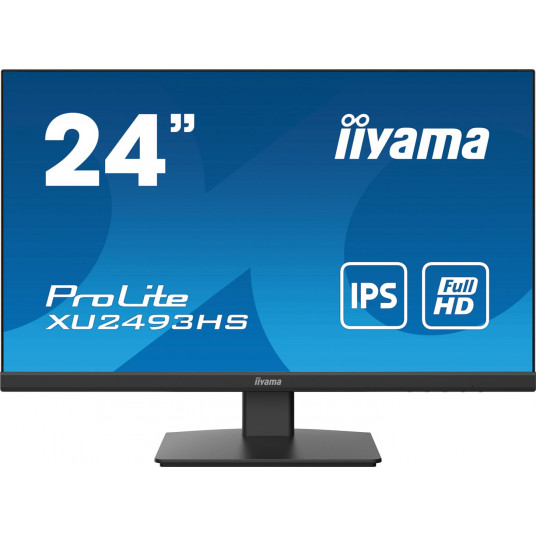  61cm/24'' (1920x1080) Iiyama XU2493HS-B5 16:9 4ms IPS HDMI DisplayPort VESA Speaker FullHD Black 