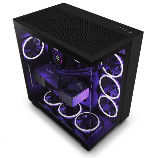 NZXT H9 Flow juoda