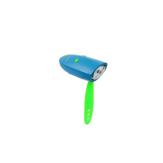 Dviračio lempa su garsiniu signalu HORNIT Nano Blue /Green 6266BUG