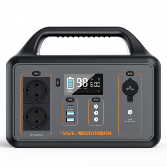 TRAVEL POWERBOX 1200 nešiojama elektrinė