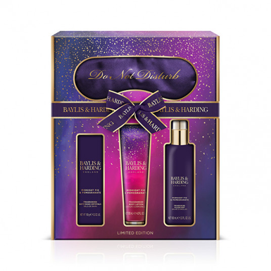 Baylis & Harding - Dovanų rinkinys su paakių kauke Fig & Pomegranate 4 vnt