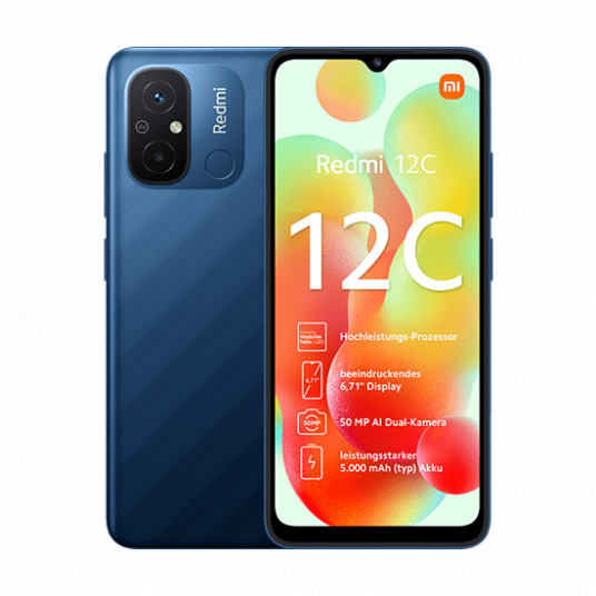  Išmanusis telefonas Xiaomi Redmi 12C 4GB/128GB Dual-Sim Blue 