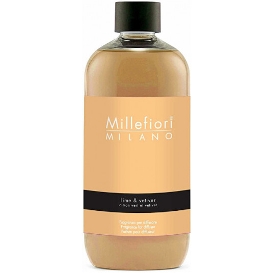 Millefiori Milano - Difuzoriaus užpildas Natura l Lime and Vetiver 500 ml