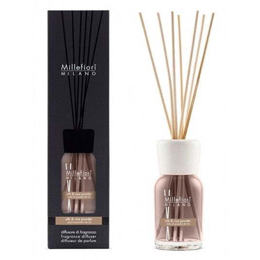 Millefiori Milano - Aroma difuzorius Natura l Šilko ir ryžių milteliai 250 ml
