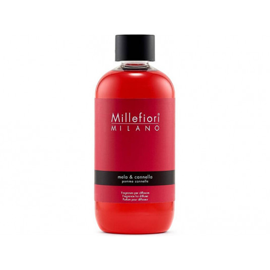 Millefiori Milano - Pakaitinis aromato difuzoriaus užpildas Natura l Obuolių ir cinamono 250 ml