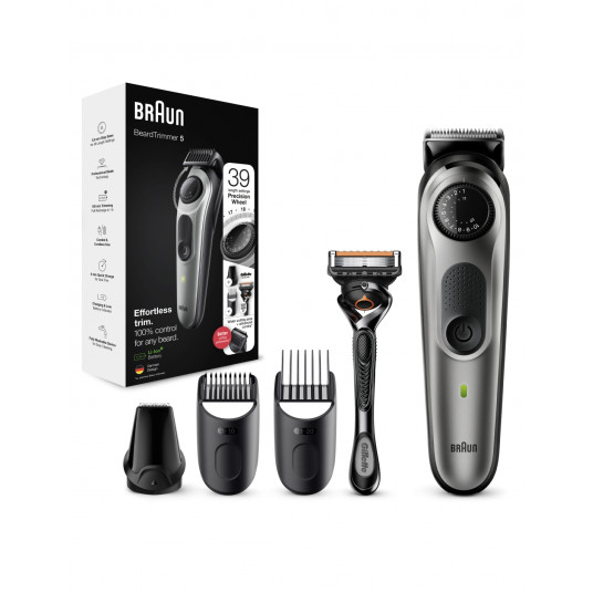 Barzdakirpė Braun Beard Trimmer 5 BT5360, li-ion