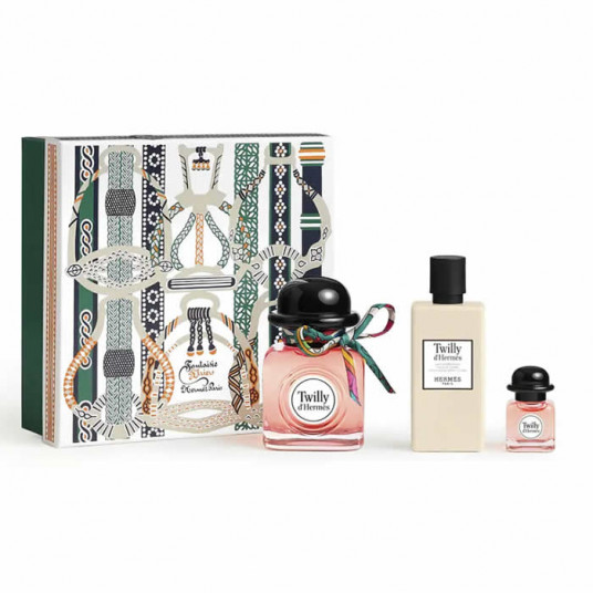Hermes Twilly Eau De Parfum Spray 85 ml rinkinys 3 vnt