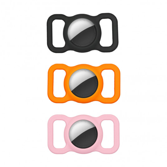 Dėklų Rinkinys Airtag Silicone PetSet 3 vnt