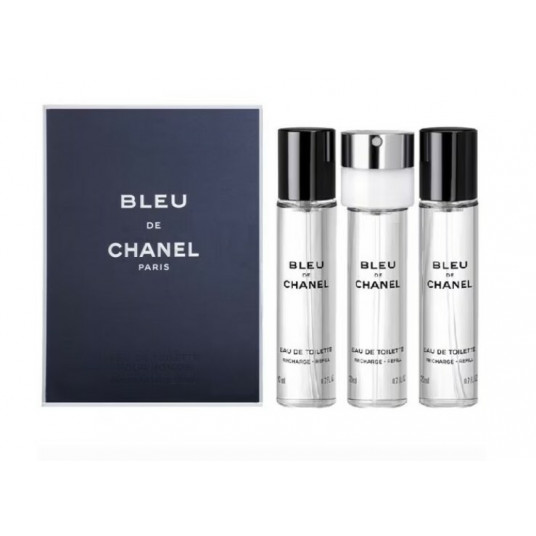  Bleu De Chanel - EDT (3 x 20 mL) - 60 ml 