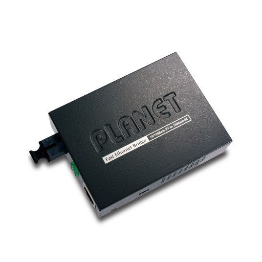 PLANET FT-806B20 tinklo medijos keitiklis 100 Mbit/ai 1550 nm Vienas režimas Juoda