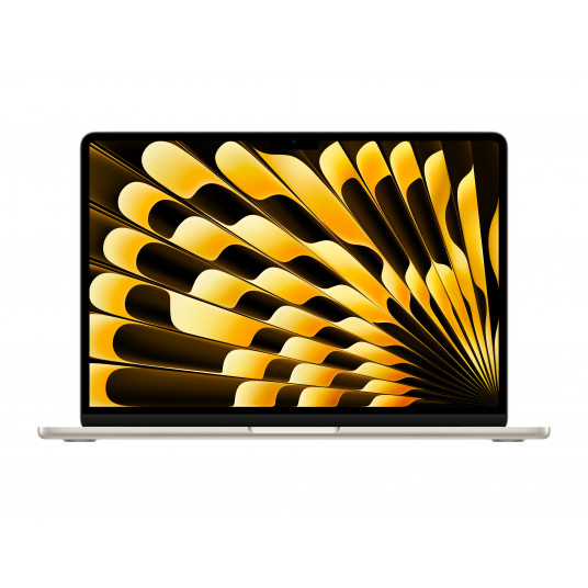 Nešiojamas kompiuteris MacBook Air 13.6" Apple M3 Chip 8C CPU, 8GB RAM, 256GB SSD, Starlight INT, MRXT3ZE/A