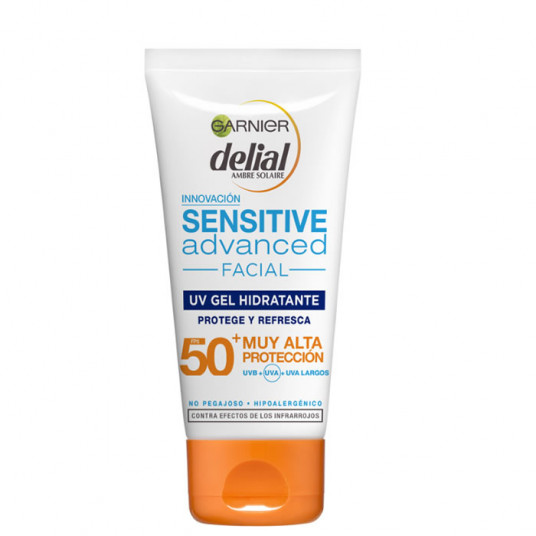 Delial UV drėkinamasis gelis Sensitive Advanced Ip50 50ml