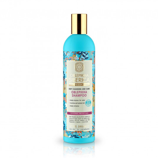 NATURA SIBERICA OBLEPIKHA CHAMPU CABELLO NORMAL Y GRASO 400ML