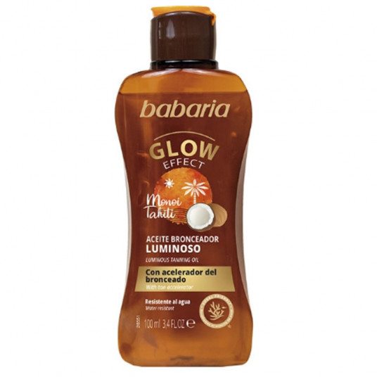 Babaria Tanning Oil Glowing Effect Glowing Effect 100ml