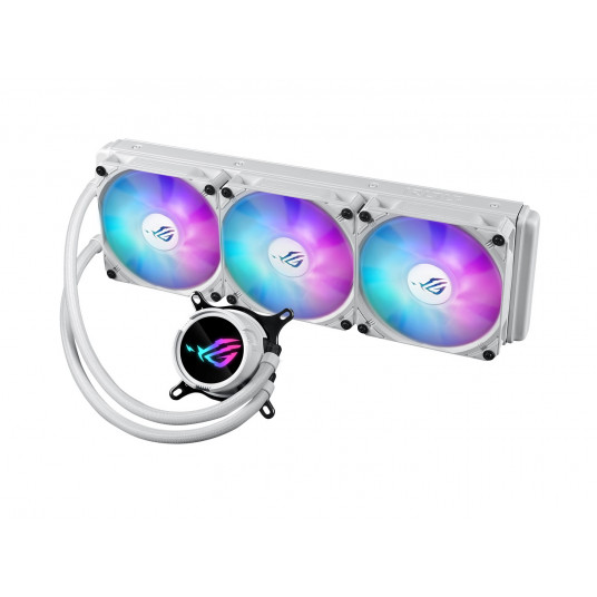 ASUS ROG Strix LC III 360 ARGB White Edition Procesorius Aušinimo skysčiu rinkinys 12 cm Balta