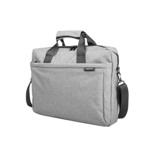 Natec Laptop Bag, Mustela, 15.6", Grey