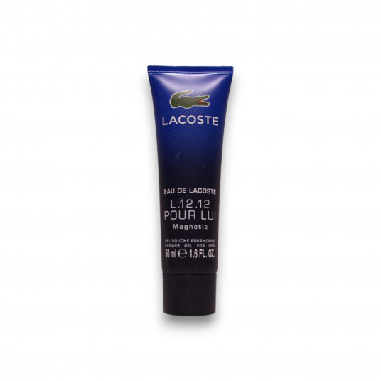 Lacoste, Eau de Lacoste L.12.12 magnetinis, valomasis, dušo želė, visų tipų odai, 50 ml