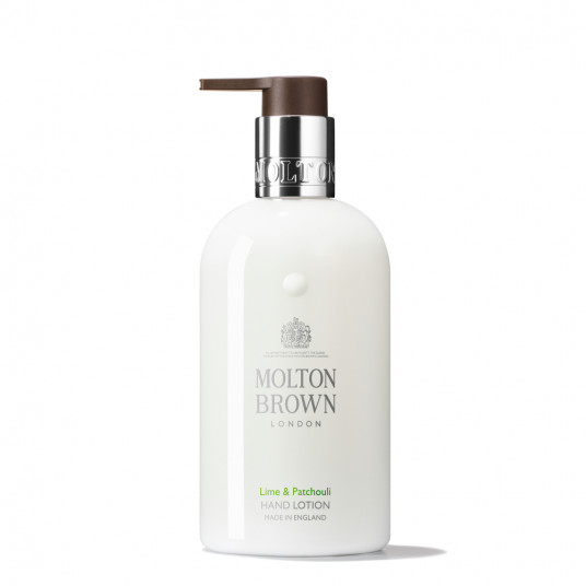 Molton Brown, kalkių ir pačiulių, drėkinamasis, rankų losjonas, 300 ml