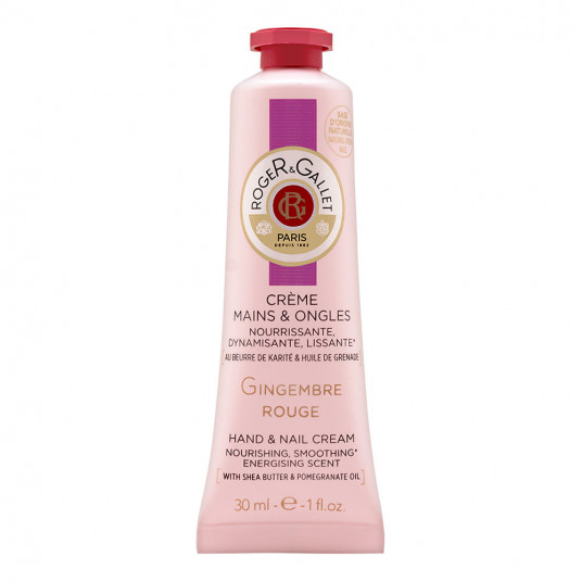 Roger & Gallet, Gingembre Rouge, drėkinamasis, rankų ir nagų kremas, 30 ml