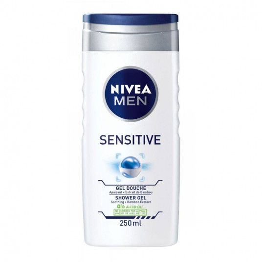 Nivea, jautrus, be alkoholio, drėkinantis, dušo želė, 250 ml