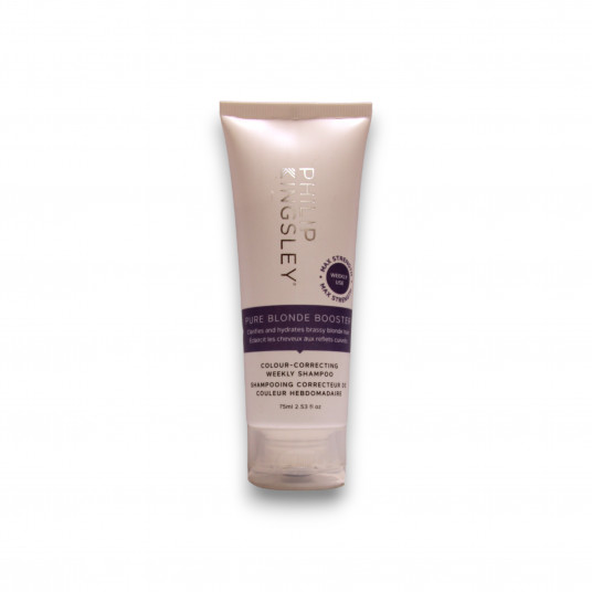 Philip Kingsley, Pure Blonde Booster, plaukų šampūnas, drėkinamasis ir šviesinantis, 75 ml