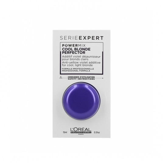 L'Oreal Professionnel, Serie Expert PowerMix Shot, plaukų priežiūros kremas, anti-geltonas, 15 ml