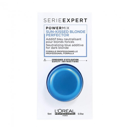 L'Oreal Professionnel, Serie Expert PowerMix Shot, plaukų priežiūros kremas, neutralizuojantis tamsiai blondinai, 15 ml
