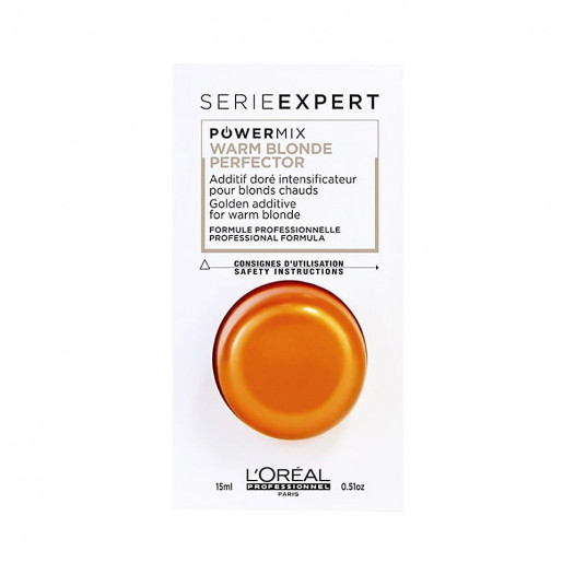 L'Oreal Professionnel, Serie Expert PowerMix Shot, plaukų priežiūros kremas, šiltas blondinas, 15 ml