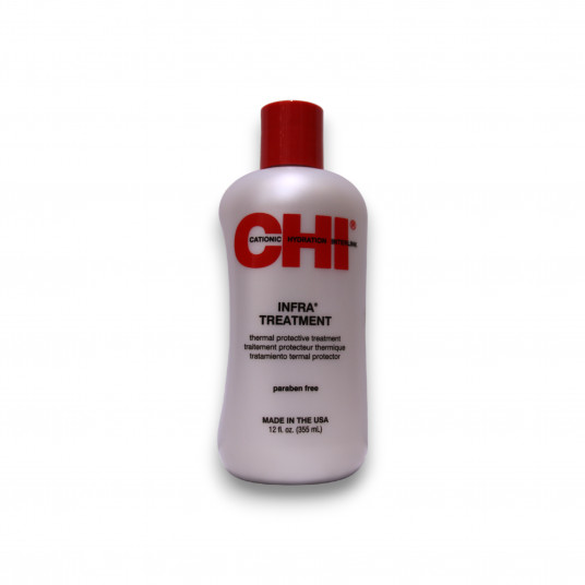 Chi, Infra, plaukų gydomoji kreminė kaukė, terminei apsaugai, 355 ml